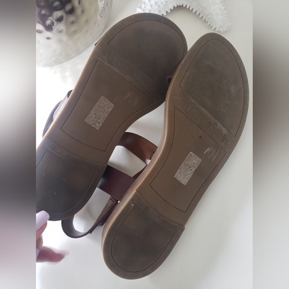 #8-Franco Sarto leather sandles sz 7 - Picture 8 of 8